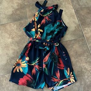 Floral Romper - Size M